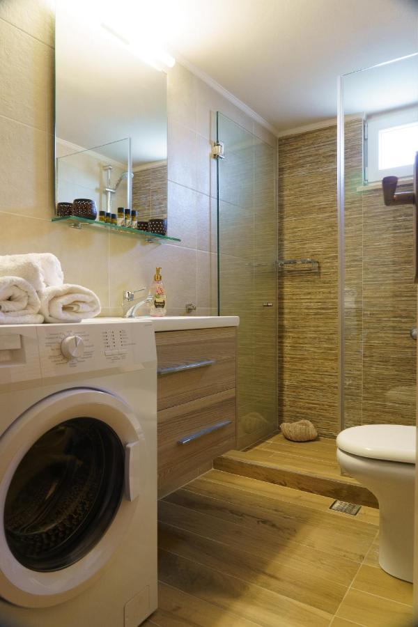 Arch Houses - Sharing Pool Spilia  Luaran gambar